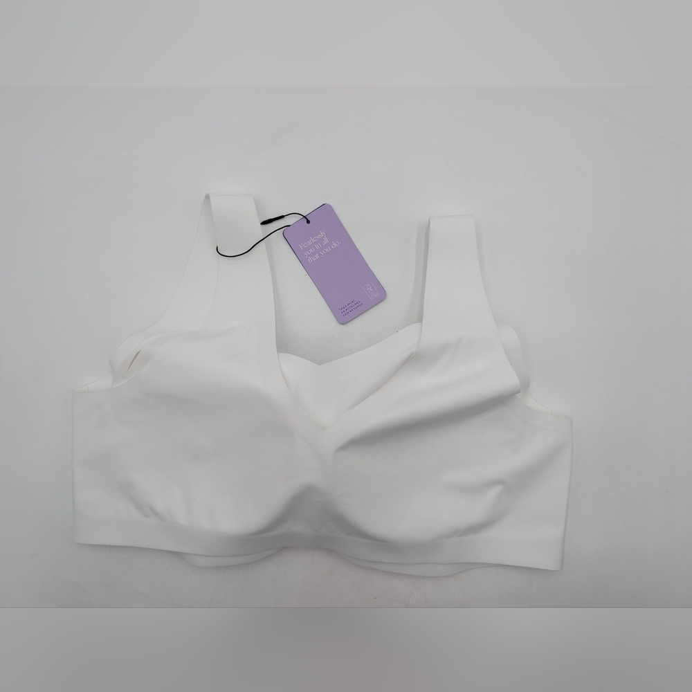 New Honeylove Sz 42 C/D | 2X White Shapewear Breathable Sculpting Bra - Picture 4 of 16